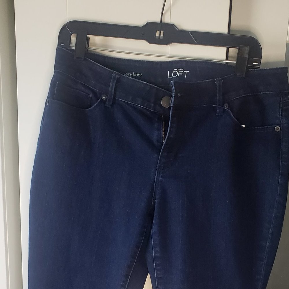Ann Taylor Loft Curve sexy blue Jeans
